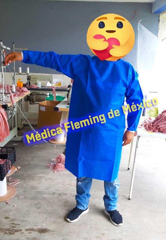 Bata quirurgica medica sanitizable desechable BataCovid