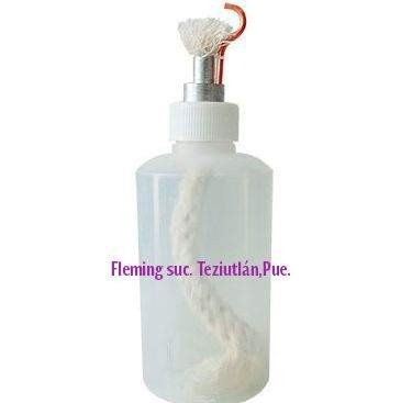 LAMPARA DE ALCOHOL PLASTICO