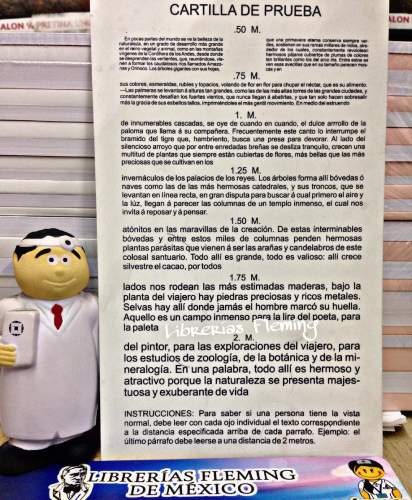 CARTILLA AGUDEZA VISUAL TARJETA ADULTO (VISTA CANSADA)