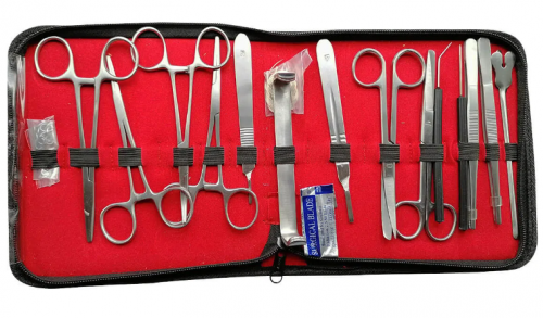 Estuche de Disección o Sutura 20 Piezas Economico